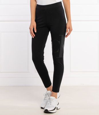 Logo legíny – Calvin Klein Jeans, Černá barva Ženy