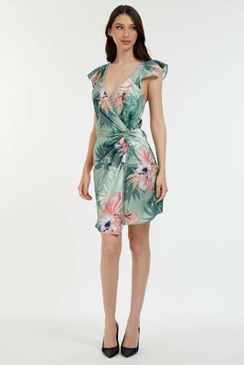 Módní Olivia šaty, Khaki barva, 2022