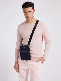 Luxusní Certosa crossbody, Černá barva, T/U