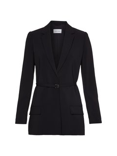 Luxusní Crepe sako, Černá barva 1