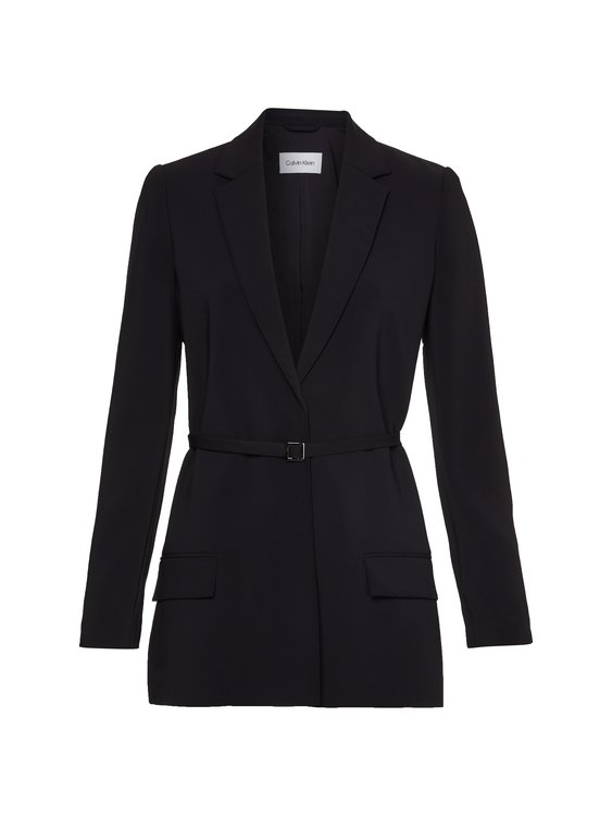 Luxusní Crepe sako, Černá barva 1