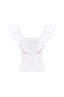 Floris halenka Bílá barva Ženy