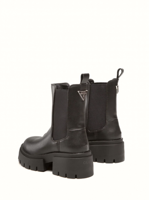 Módní Charlotte kozačky, Béžová, Černá barva, 2022