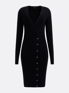 Luxusní Alexandra šaty, Černá barva, XS, S, M, L