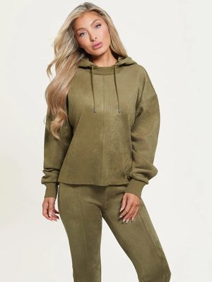 Guess – Zorina mikina, Khaki barva
