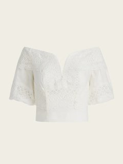 Lou Lou top Bílá barva Ženy