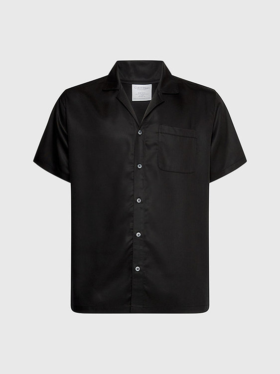 Luxusní Tencel košile, Černá barva, M, L