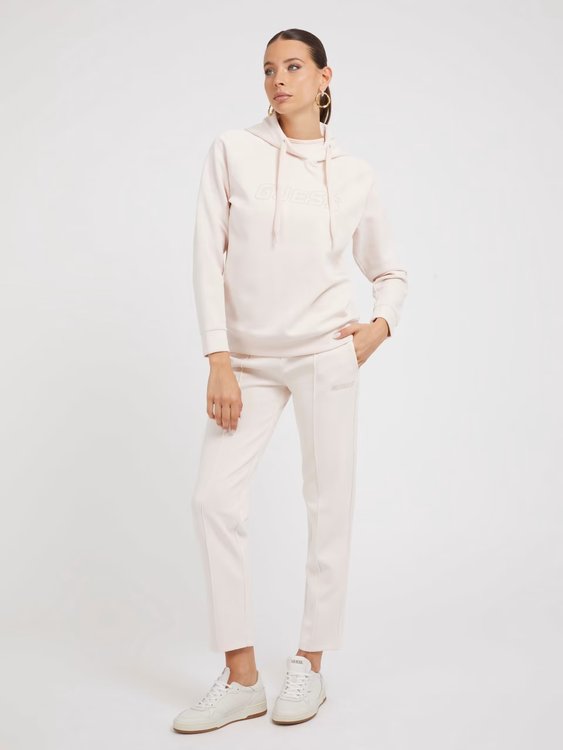 Módní Euphemia mikina, Růžová barva, 2023