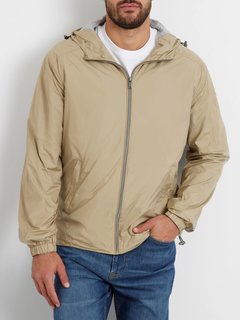 Luxusní Hoodie větrovka, Béžová barva, S, L, XL, XXL