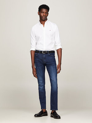 Core Flex Dobby triko – Tommy Hilfiger, Bílá barva Muži