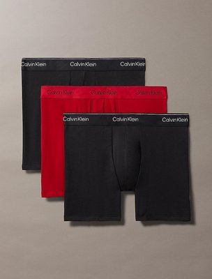 Calvin Klein Underwear – Mc Holiday Fashion boxery 3ks, Černá, Červená barva