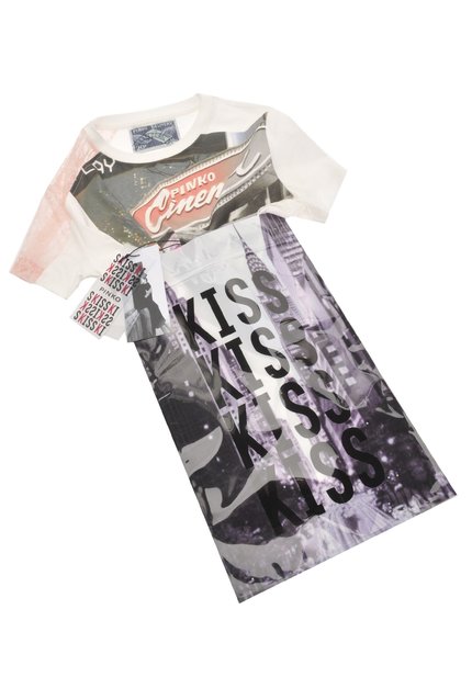 Módní Triko Millefoglie, Bílá barva, 2020, 2020