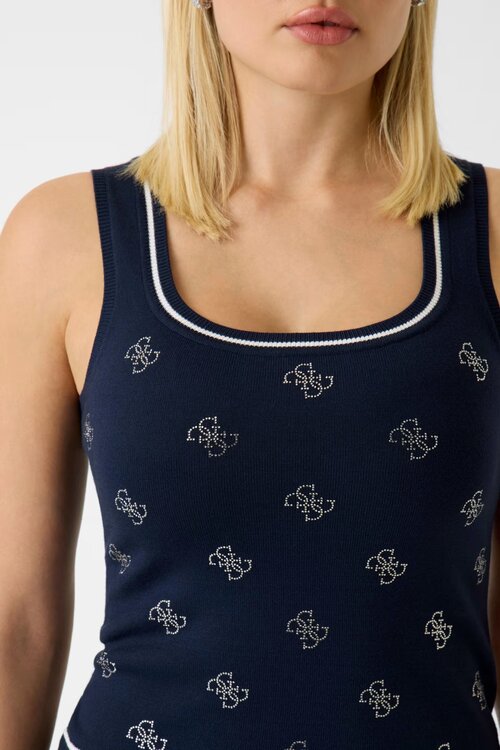 Módní 4G tílko, Modrá barva, 2026