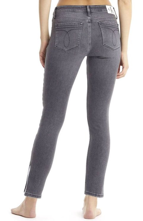 Skinny ankle jeans – Calvin Klein Jeans, Šedá barva Ženy