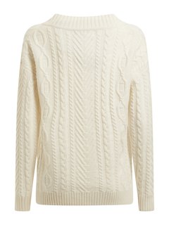 Luxusní Nancy svetr, Bílá barva, XS, S, M