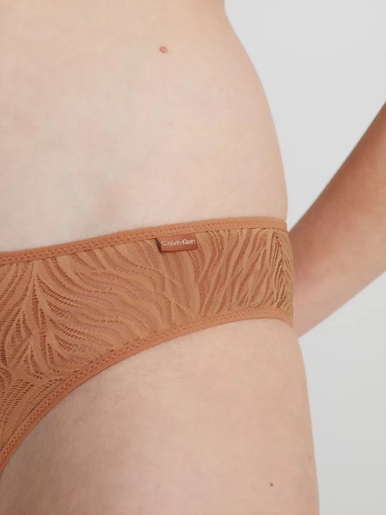 Luxusní Sheer Marquisette bikiny, Hnědá barva, S, M, L