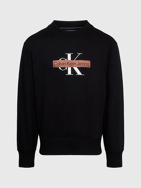 Monologo Stencil mikina Černá barva Muži