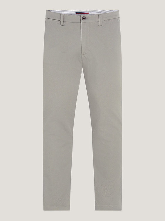 Bleecker Chino kalhoty Šedá barva Muži