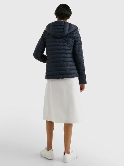 Módní Heritage Down bunda, Modrá, Navy barva, 2023