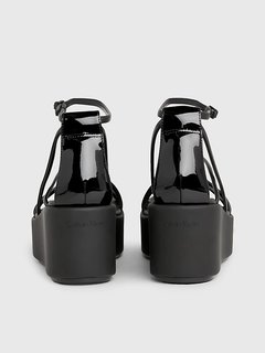 Luxusní Wedge sandály, Černá barva, 36, 37, 38, 39