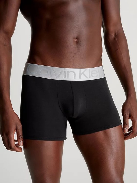 CK Steel Cotton boxery 3ks – Calvin Klein Underwear, Černá barva Muži