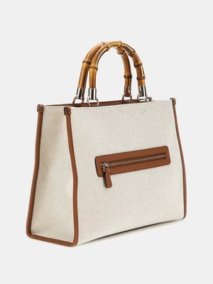 Kerima Bamboo 2 velká kabelka – GUESS, Hnědá barva Ženy