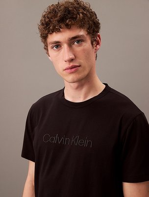 Calvin Klein Underwear – Logo Cotton triko, Černá barva