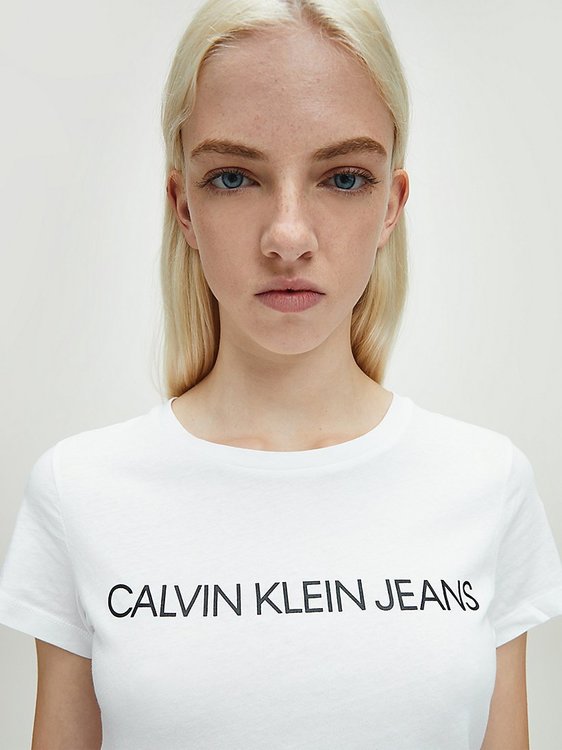 Luxusní Triko - Core Institutional Logo S, Bílá barva, XS, S, M, L, XL