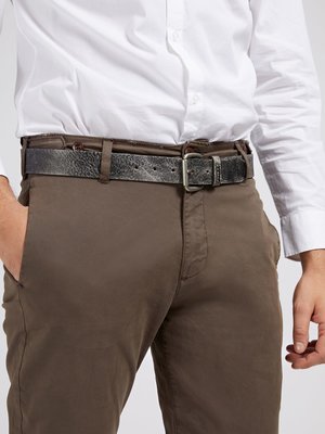 Scratched pásek – Guess, Černá barva Muži