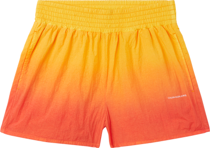 Oranžová, Žlutá barva, Dip Dye šortky