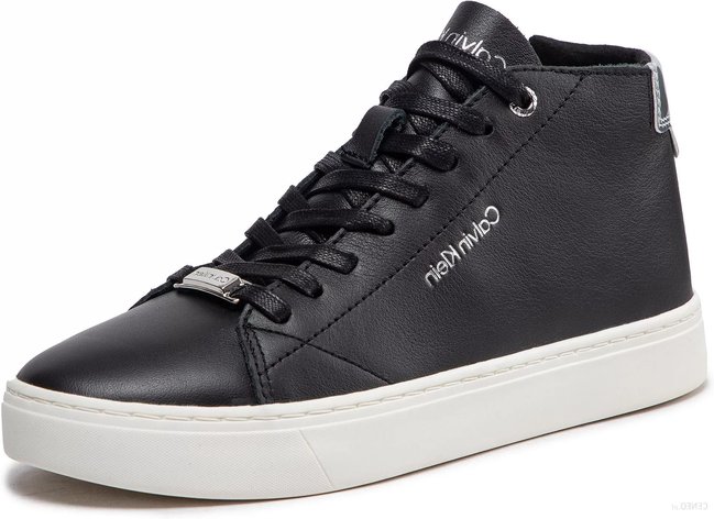 Calvin Klein Jeans, Černá barva Unlined kotníkové tenisky