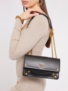 Luxusní Amantea Mini crossbody, Černá barva, T/U
