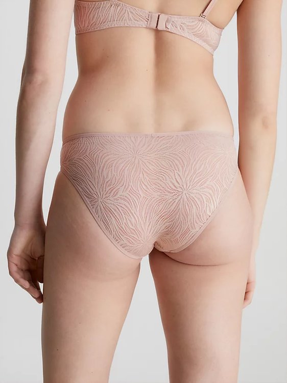 Módní Sheer Marquisette bikiny, Růžová barva, 2023