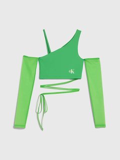 Calvin Klein Jeans, Zelená barva Mesh top