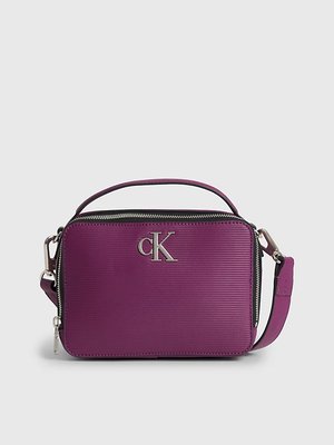 Calvin Klein Jeans – Minimal Monogram crossbody, Fialová barva