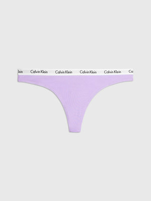 Calvin Klein Underwear – Carousel tanga, Fialová barva