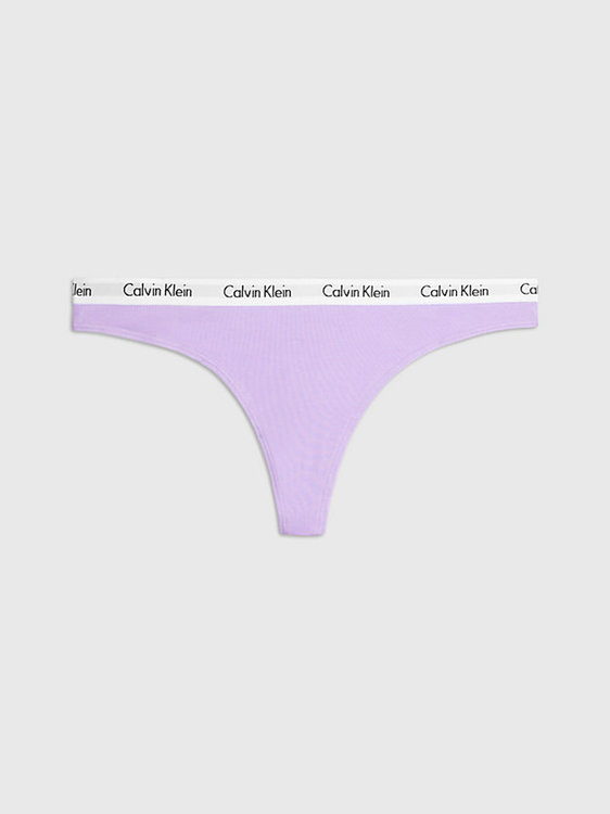 Calvin Klein Underwear – Carousel tanga, Fialová barva