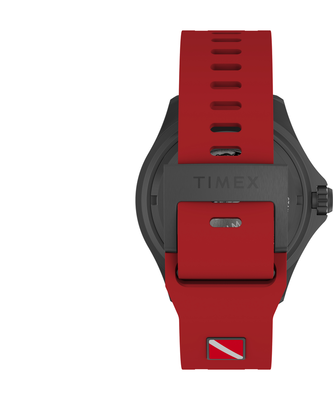 Deep Water Tiburon hodinky – TIMEX, Černá, Červená barva Muži