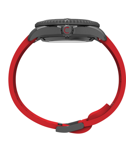 Módní Deep Water Tiburon hodinky, Černá, Červená barva, 2024