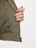 Luxusní Quilted bomber, Khaki, Zelená barva, XS, S, M, L