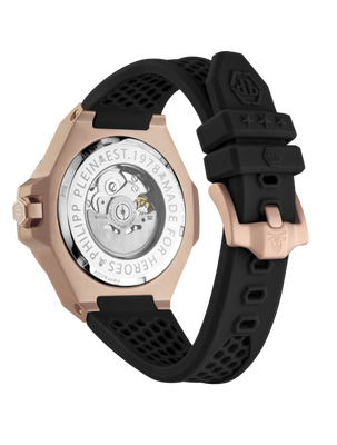 $KELETON ROYAL hodinky – Philipp Plein, Černá, Růžové zlato barva Muži