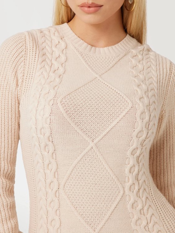 Luxusní Serena šaty, Béžová barva, XS, S, M, L
