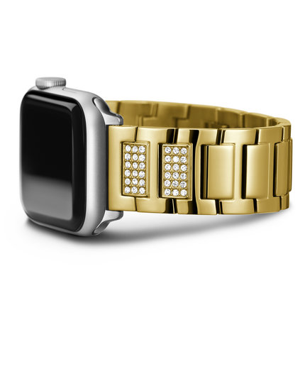 Módní Apple Watch řemínek, Zlatá barva, 2025