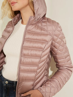 Guess, Růžová barva Natasha bunda