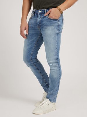 Guess – Skinny jeans, Modrá barva