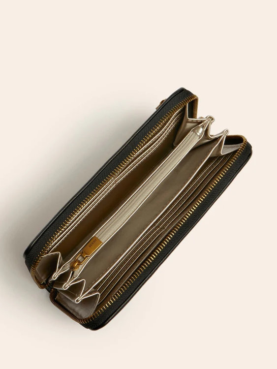 Módní Aviana peněženka, Hnědá barva, 2022