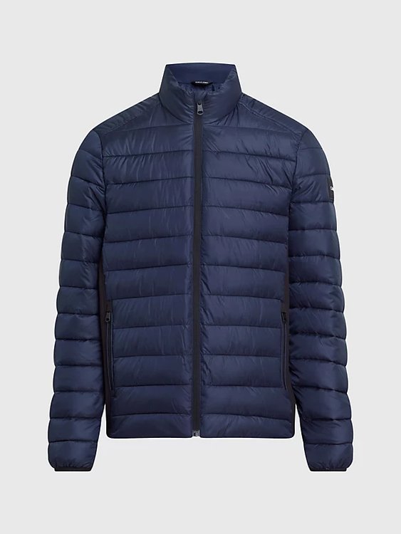 Side Logo bunda Modrá barva Muži