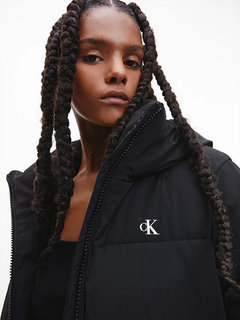 Calvin Klein Jeans – Oversized puffer kabát, Černá barva 1