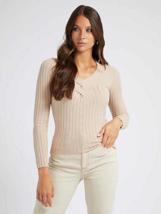 Guess – Ines svetr, Béžová barva