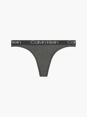 Calvin Klein Underwear – Body Cotton tanga, Šedá barva